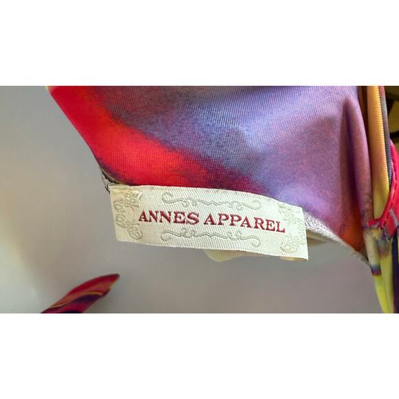 Anne’s Apparel Small retro disco dress costume event 70's 60's hippie halter - Picture 3 of 4